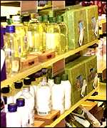 Body Shop products