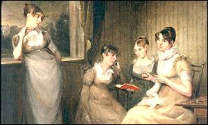 A detail from The Daughters of Mr W Mason of Colchester