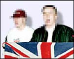 Racist football hooligans