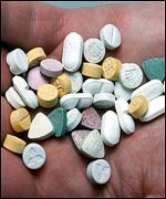 Ectasy tablets
