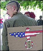 Germany anti-American protest