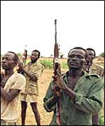 SPLA guerrillas