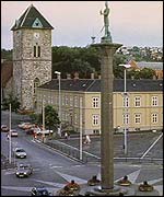 Trondheim main square
