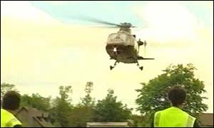 Queen's helicopter