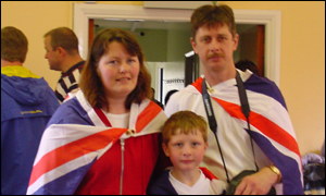 Family dressed up