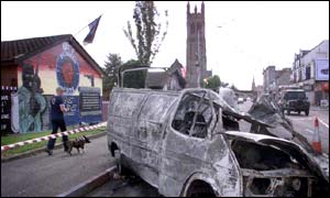 There was trouble in east Belfast in June