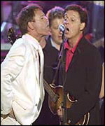 Cliff Richard and Paul McCartney 