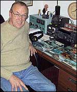 Hamilton in his studio