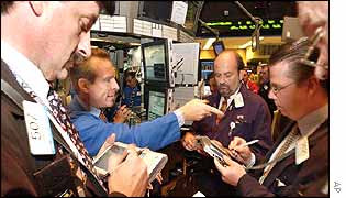 Traders on Wall Street