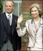 King Juan Carlos and Queen Sofia of Spain