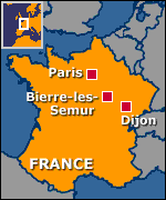 The coach crashed in central France