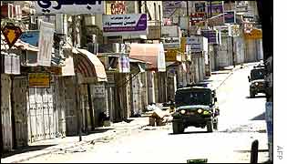 Curfew in Ramallah