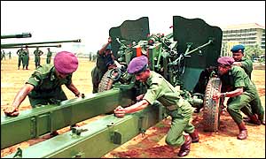 Sri Lankan artillery