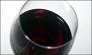 Glass of wine