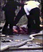 Nine people were killed when 20 bombs exploded across Belfast