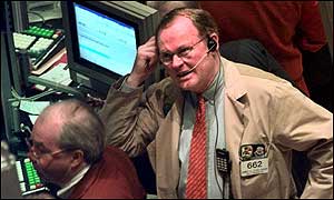 New York Stock Exchange traders