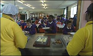 school canteen