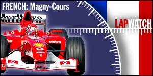 All the action from the French Grand Prix at Magny-Cours