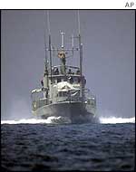 A Spanish frigate