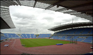 The 2002 Commonwealth Games stadium in Manchester 