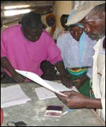 World Vision feeding centre in Siamungala