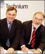 Andrew Davies and Professor Robin Williams 