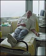 Injured chef