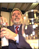 Brazilian presidential hopeful Luis Ignacio 'Lula' da Silva