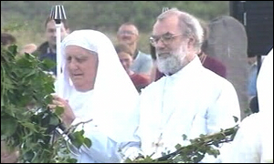 Rowan Williams (right) Archbishop of Canterbury-elect