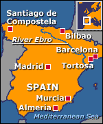The course of the River Ebro