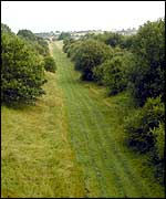 Abandoned line