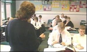 teacher in class