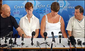 (From left) Kevin and Nicola Wells, Sharon and Leslie Chapman