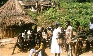 An African village