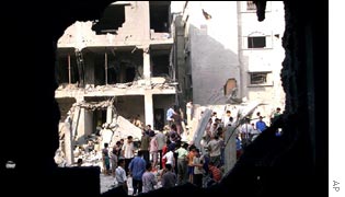 Ruins in Gaza