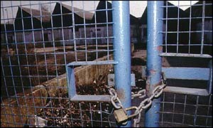 Factory gates