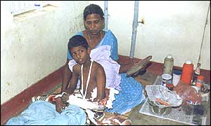 Injured civilians