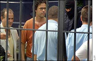 Suspected member of November 17 Savas Xiros, who was allegedly injured by his own bomb during a failed attack in June