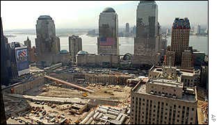 The World Trade Center site in New York