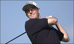 Stephen Leaney of Australia enjoyed a sensational opening round in Cologne