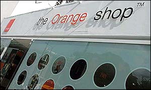 Orange mobile phone shop