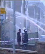 church on fire, Swansea