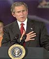 President George W Bush