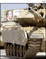 An Israeli tank