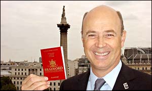 Paul Brookes, director of Bradford's Capital of Culture bid, on their embassy roof terrace