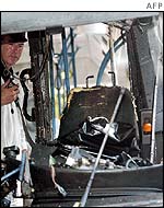 Scene of the blast 