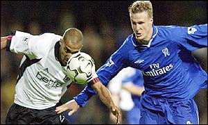 Chelsea defender Robert Huth makes his first league start in place of the injured Marcus Desailly