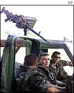French troops
