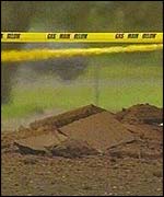Gas main hole