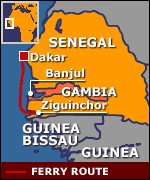 Senegalese fireman helps survivor